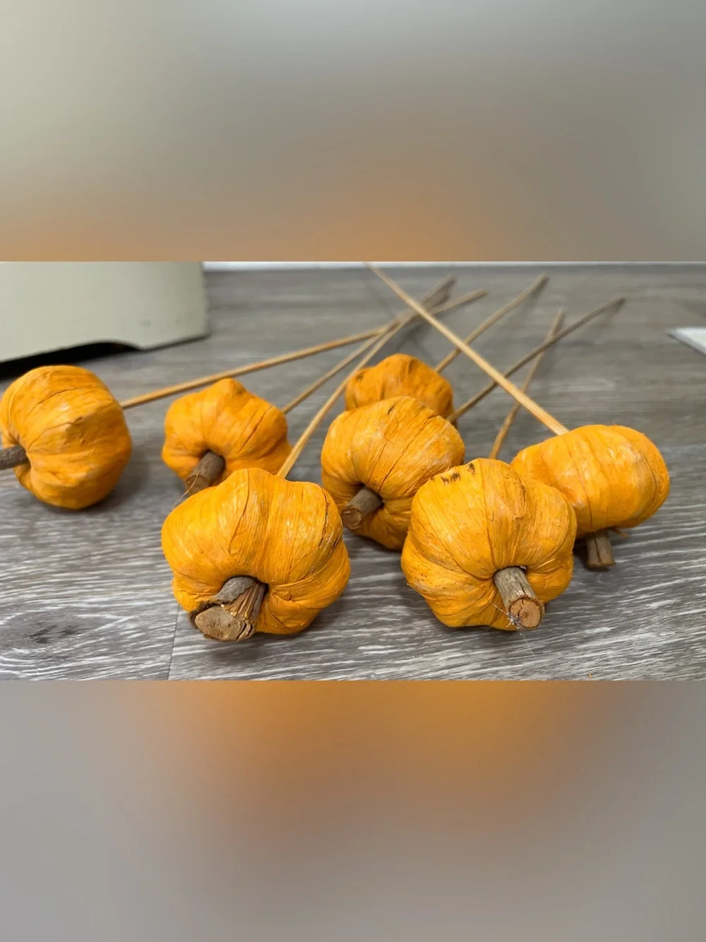Set of 6 Pumpkin Picks